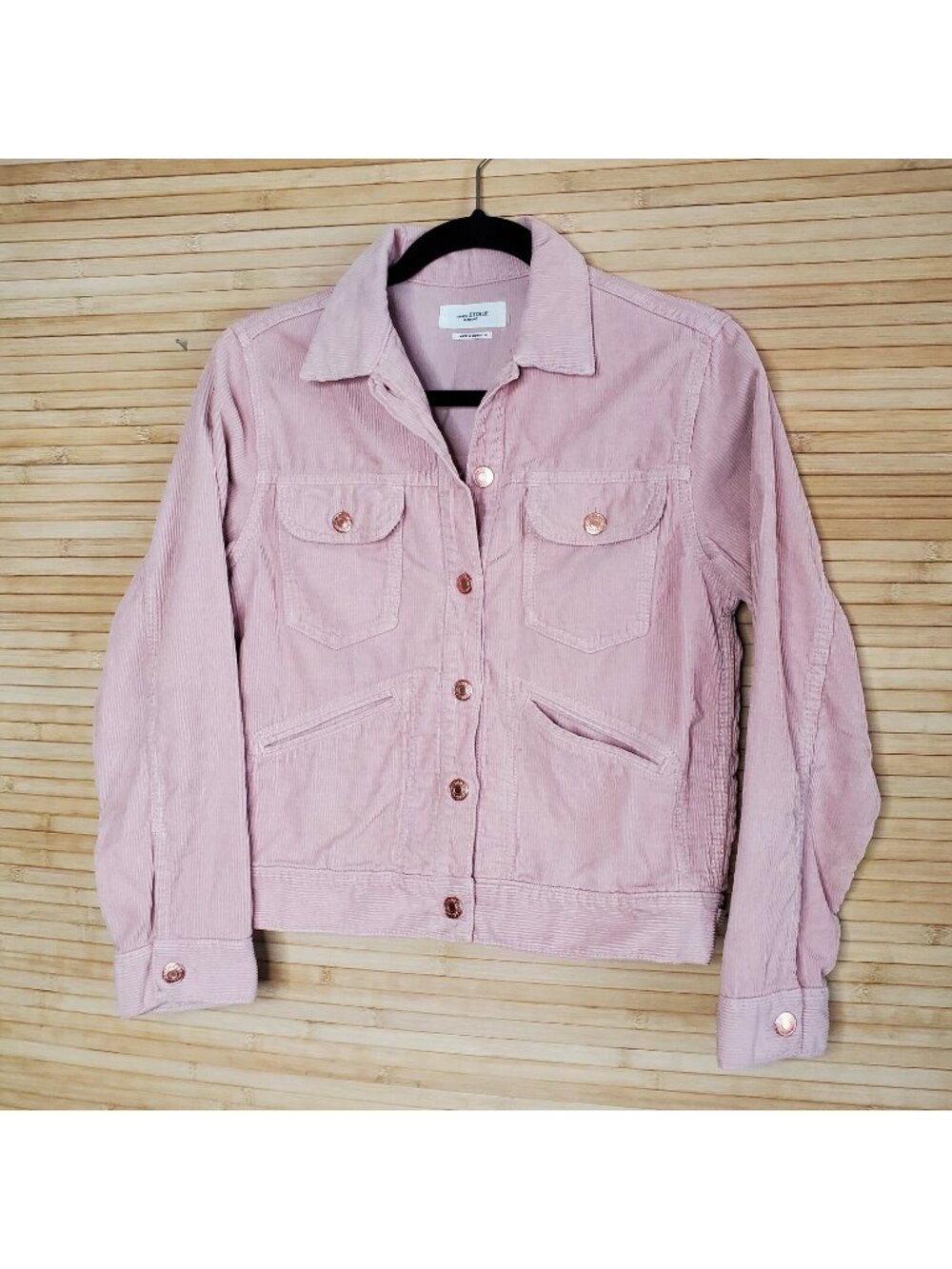 Isabel Marant Etoile Foftya Cropped corduroy blush Jacket Size 36